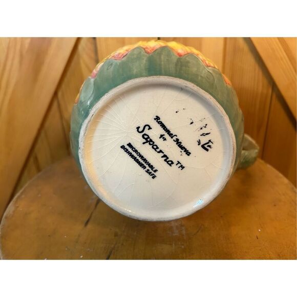 Vintage Rommel Nueva for Saparna sunflower pitcher (8867) Read  - Picture 6 of 8